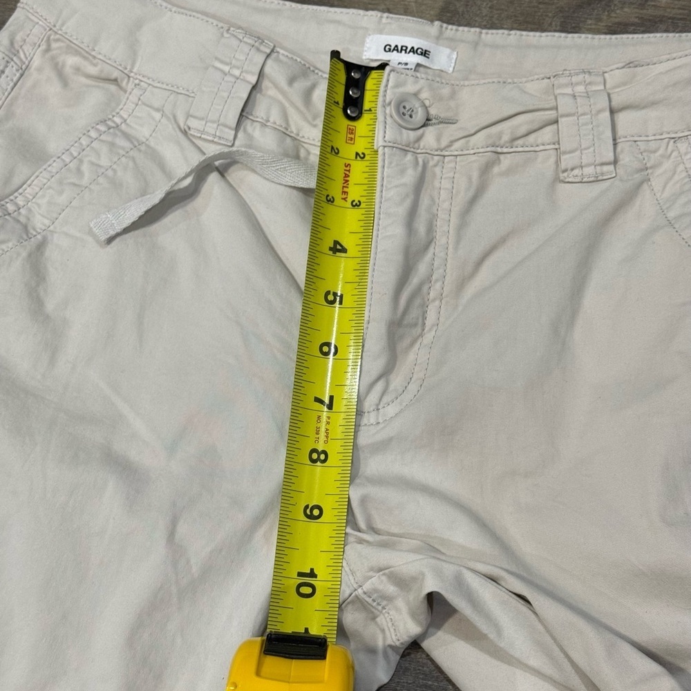 Garage Womens Cream Cargo Pants Size S straight leg. - Picture 5 of 10